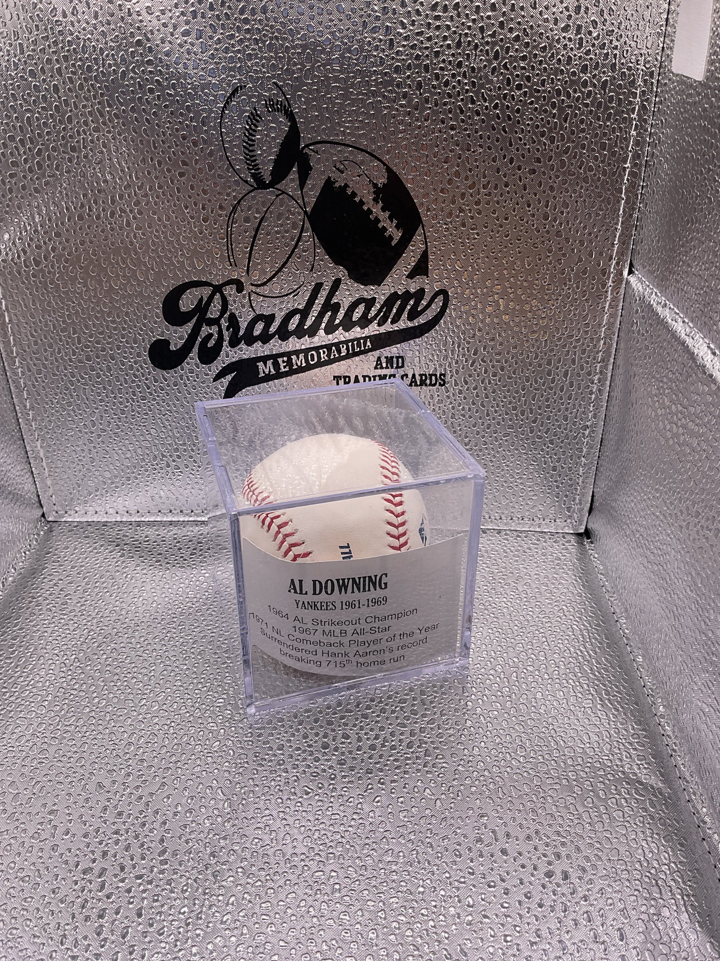 Al Downing auto baseball