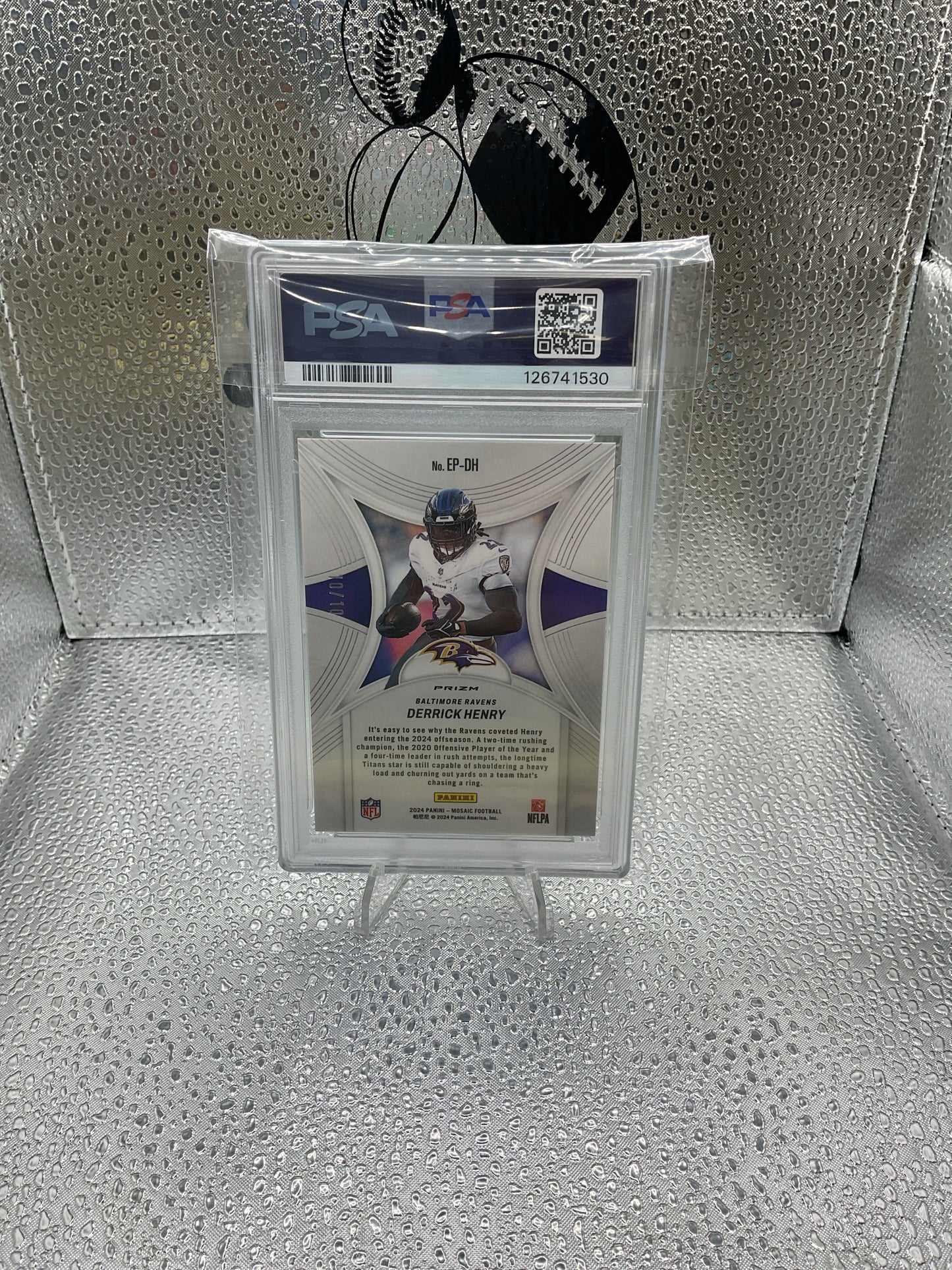 Derrick Henry Green Fluorescent Epic Performers /10 Last On Print #EPDH