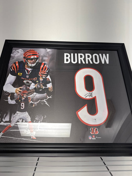 Joe Burrow Cincinnati Bengals (framed)