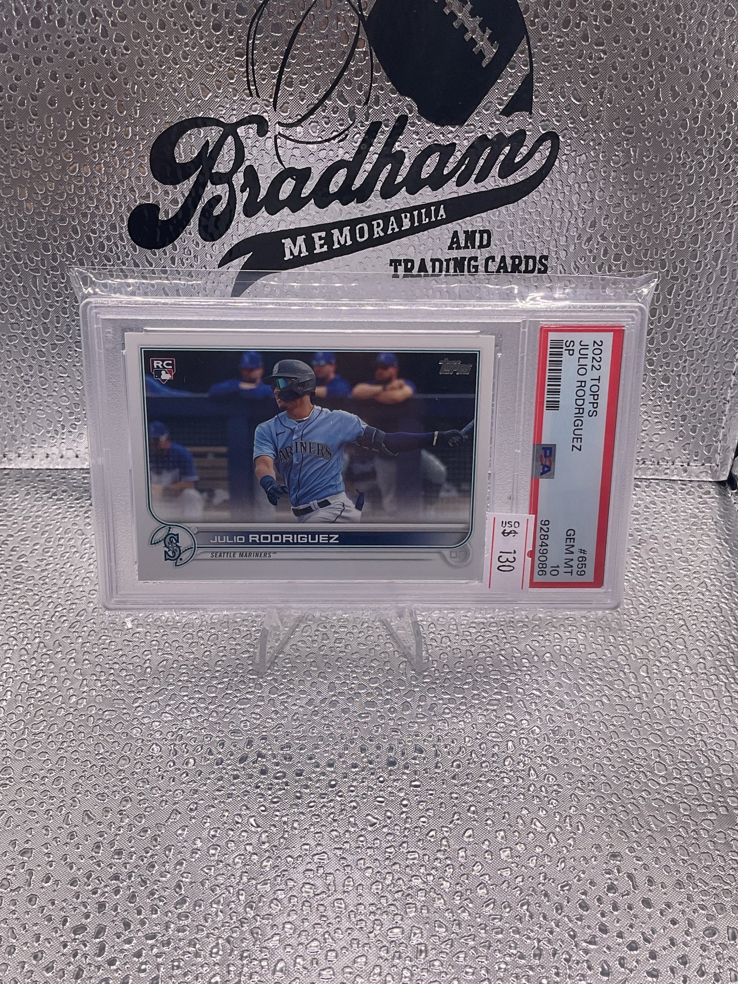 2022 Topps Julio Rodriguez #659 SP PSA 10 RC