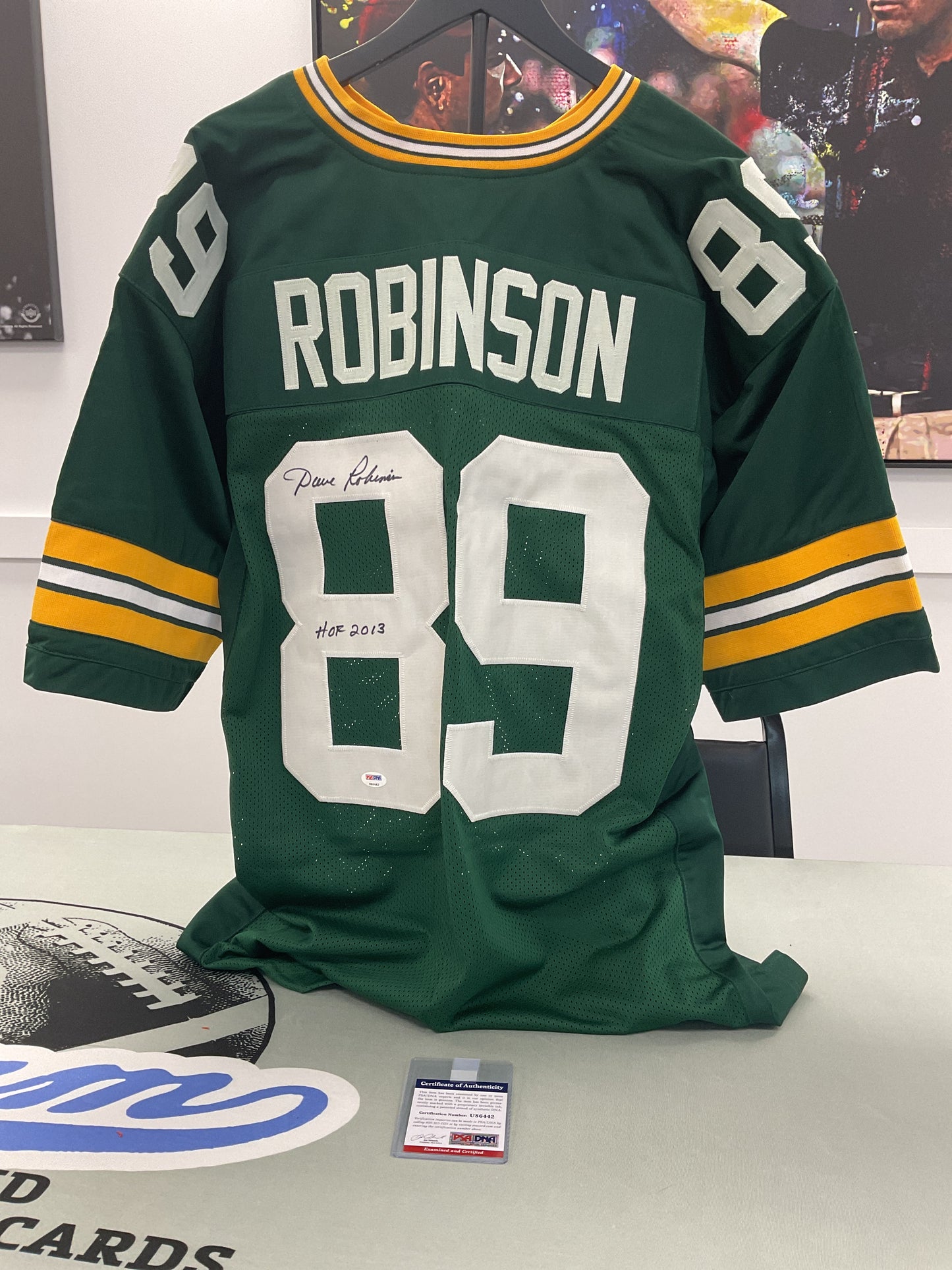 Dave Robinson Signed Green Bay Packers Jersey with COA
