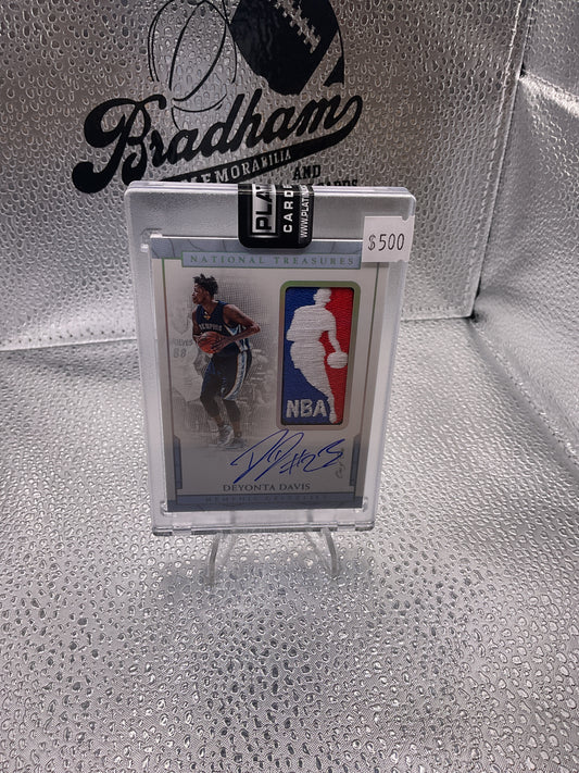 Deyonta Davis One of One 2016 National Treasures Logoman #124