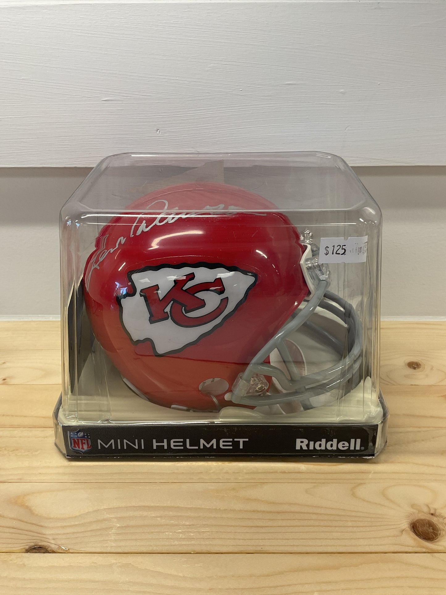 Len Dawson Signed Kansas City Chiefs Mini Helmet