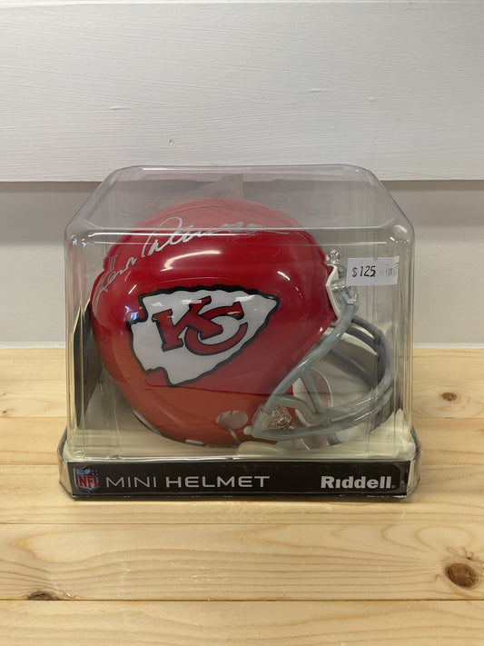 Len Dawson Signed Kansas City Chiefs Mini Helmet