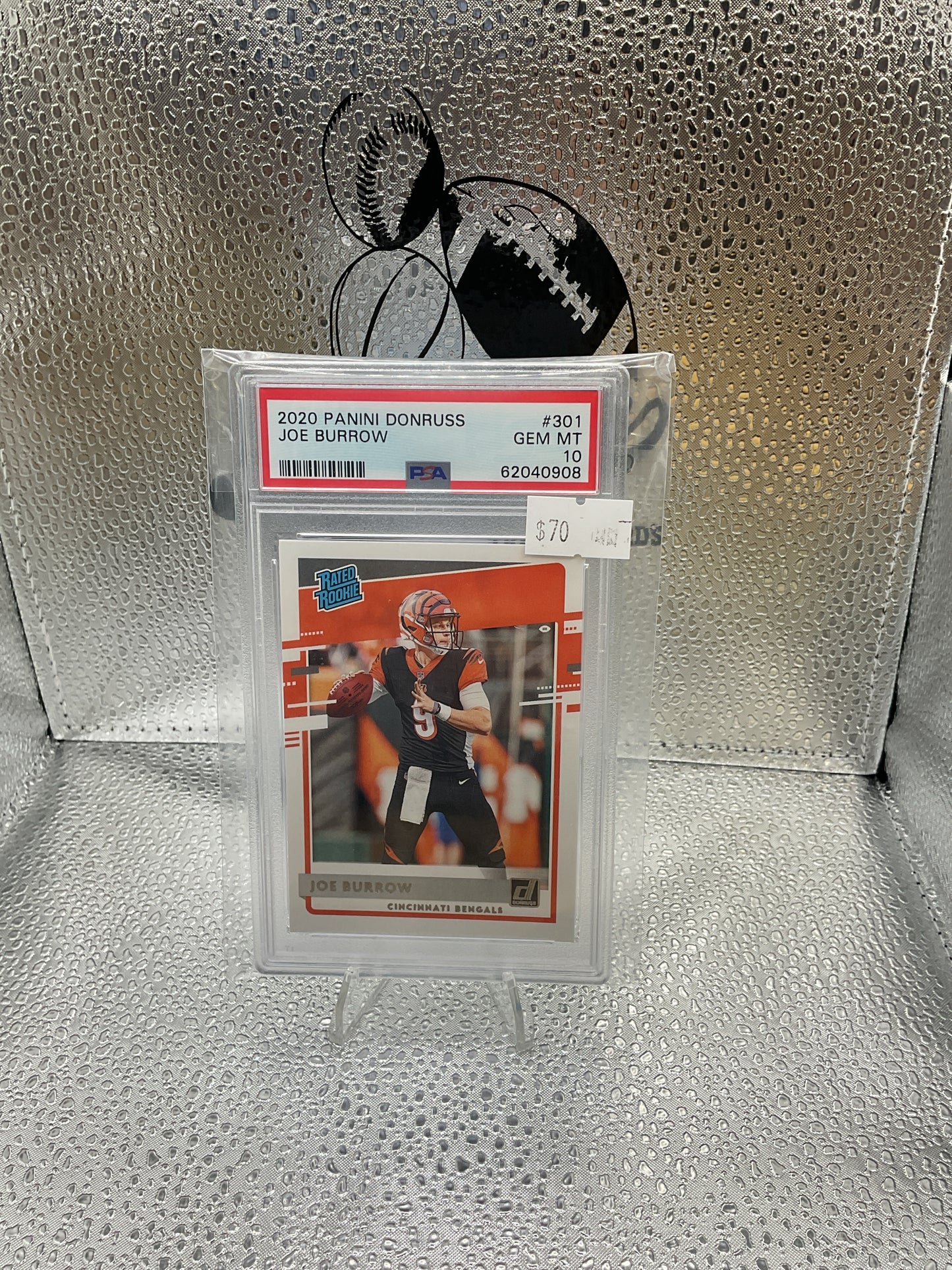 2020 Panini Donruss: #301 Joe Burrow PSA 10 GEM MINT