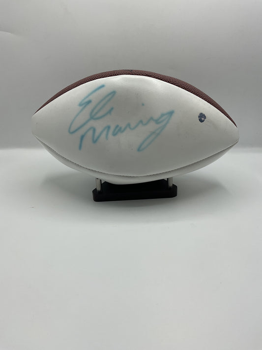 Eli Manning Autographed Football