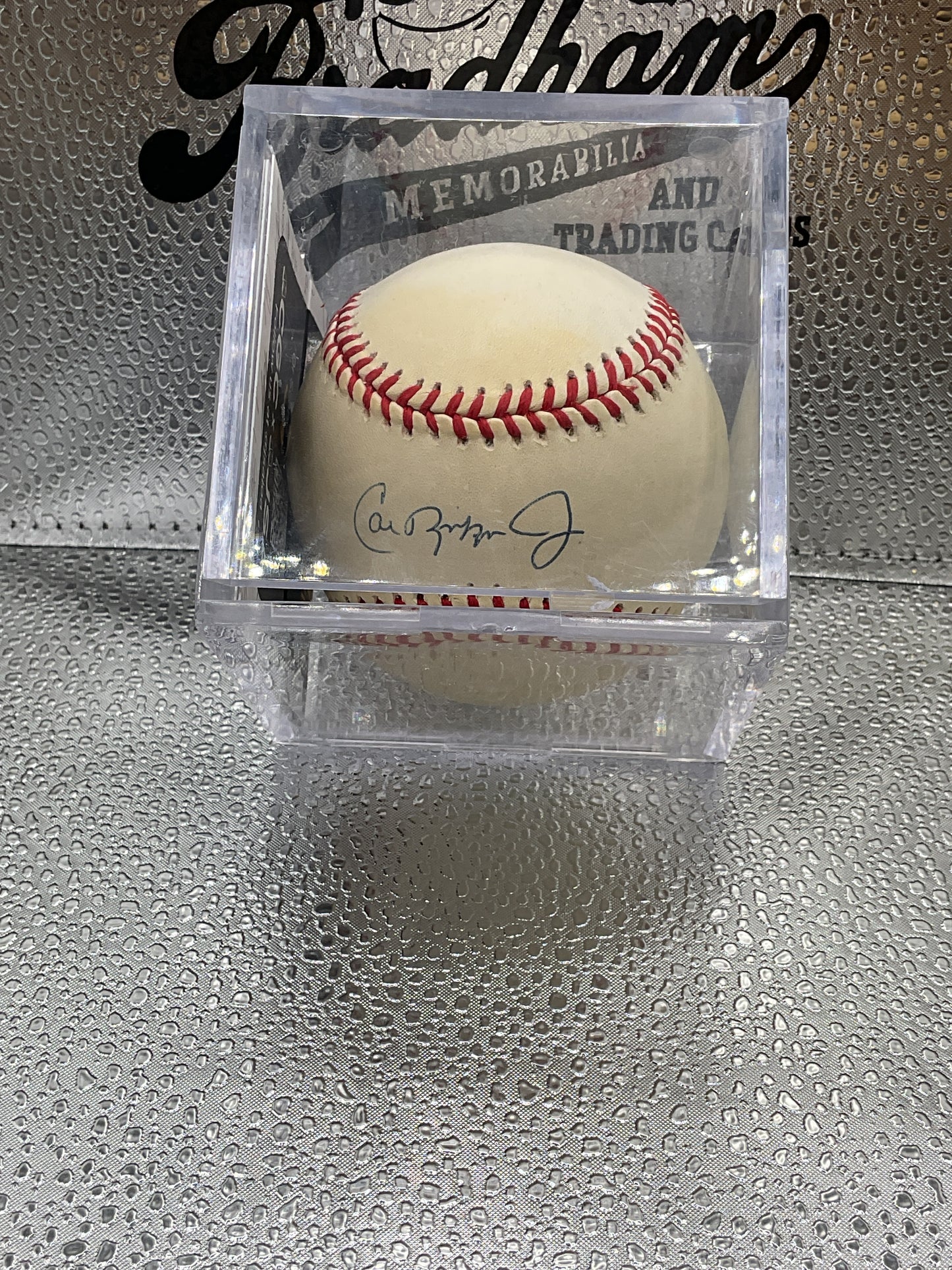 Cal Ripken jr signed baseball with COA