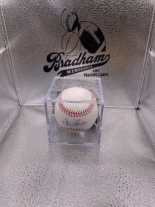 Jim Bouton auto baseball