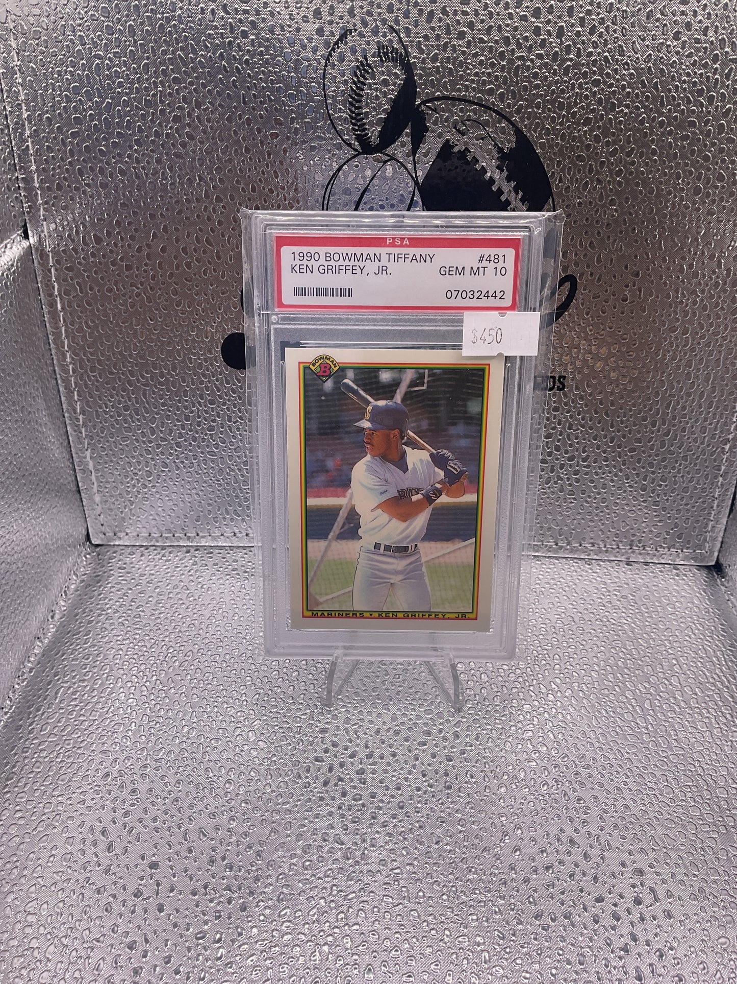 1990 Bowman Tiffany #481 Ken Griffey Jr. PSA 10 Gem Mint Rare