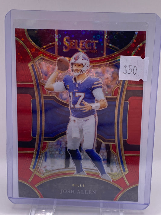 Josh Allen Select 2023 Red Disco 34/49