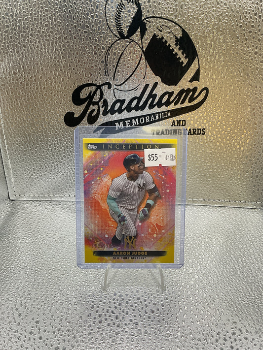 2024 Topps Inception - Aaron Judge #6 Yellow /199