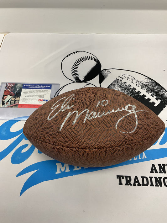 Eli Manning NFL Autograph Football (with COA)