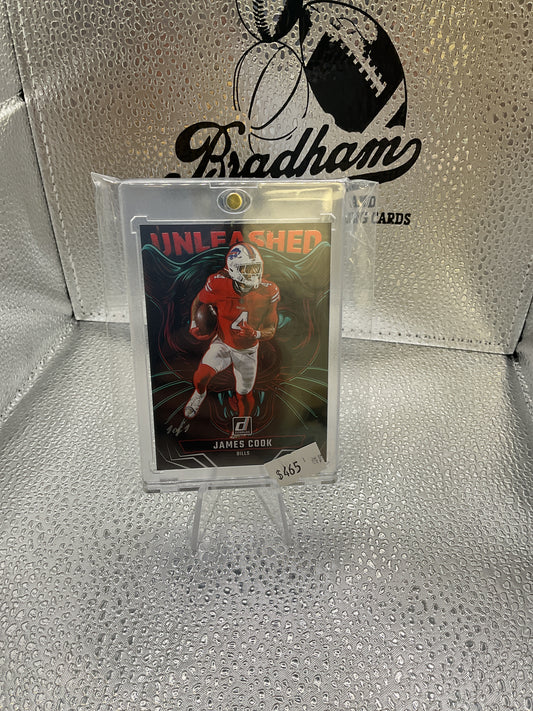 James Cook 1/1 Unleashed 2025 Donruss