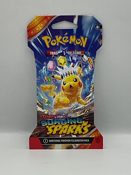 Pokémon TCG - Scarlet & Violet Surging Sparks - Sleeved Booster Pack (1 Pack)