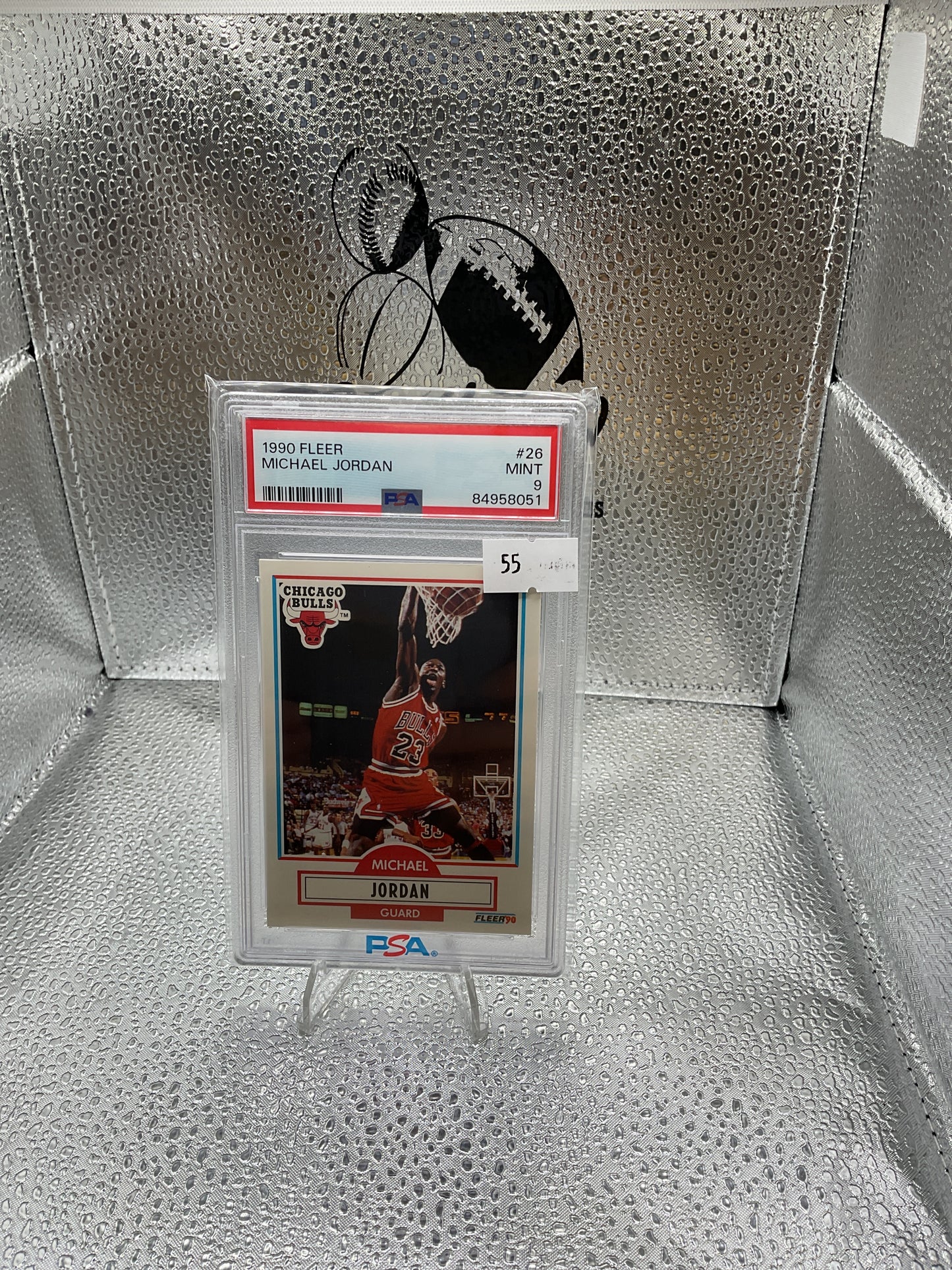 1990 Fleer Michael Jordan PSA 9