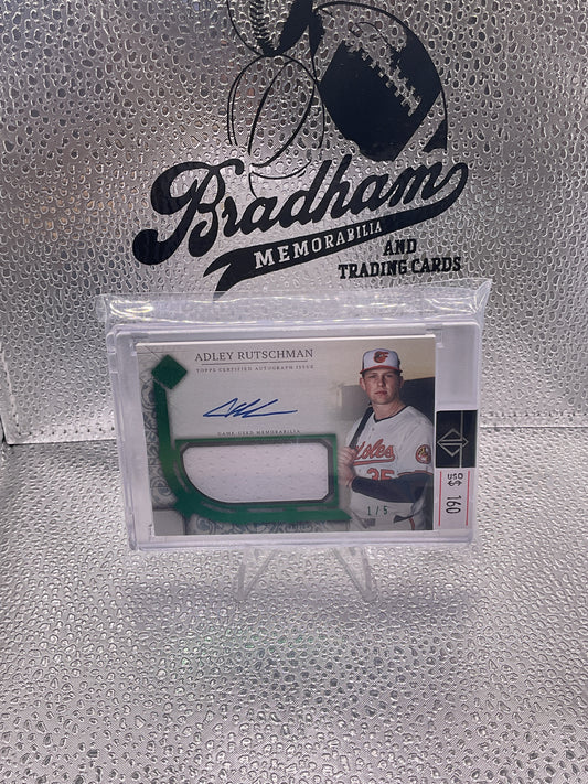 2024 Topps Transcendent Collection Adley
Rutschman Auto Jersey Green 1/5 #TCAR-AR