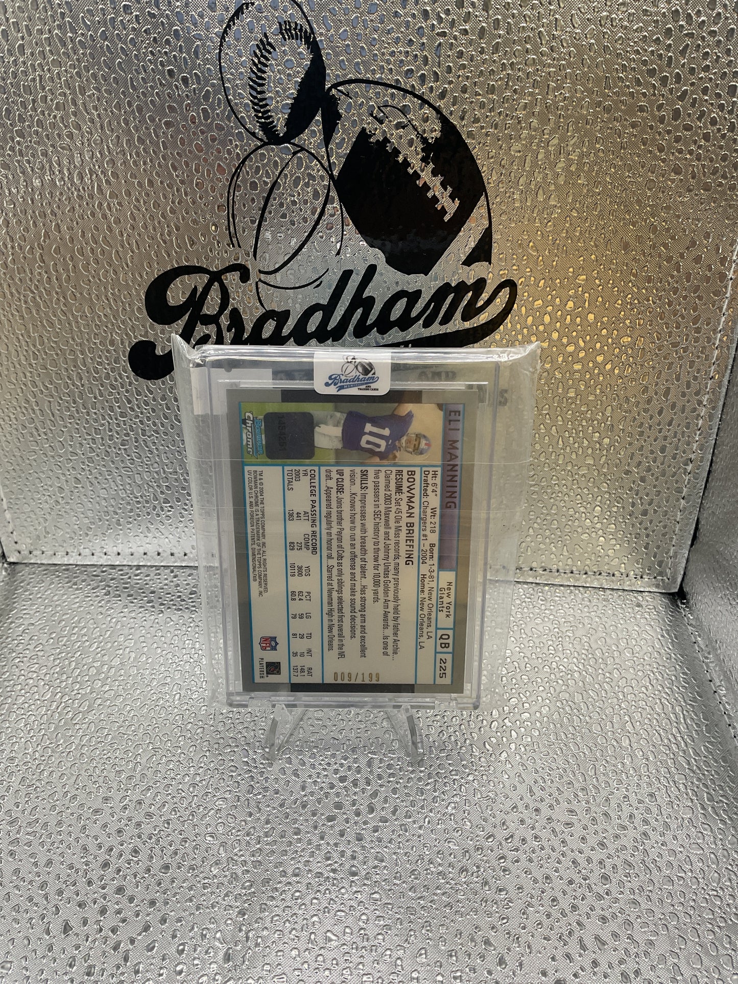 Eli Manning Rookie Auto /199 #225