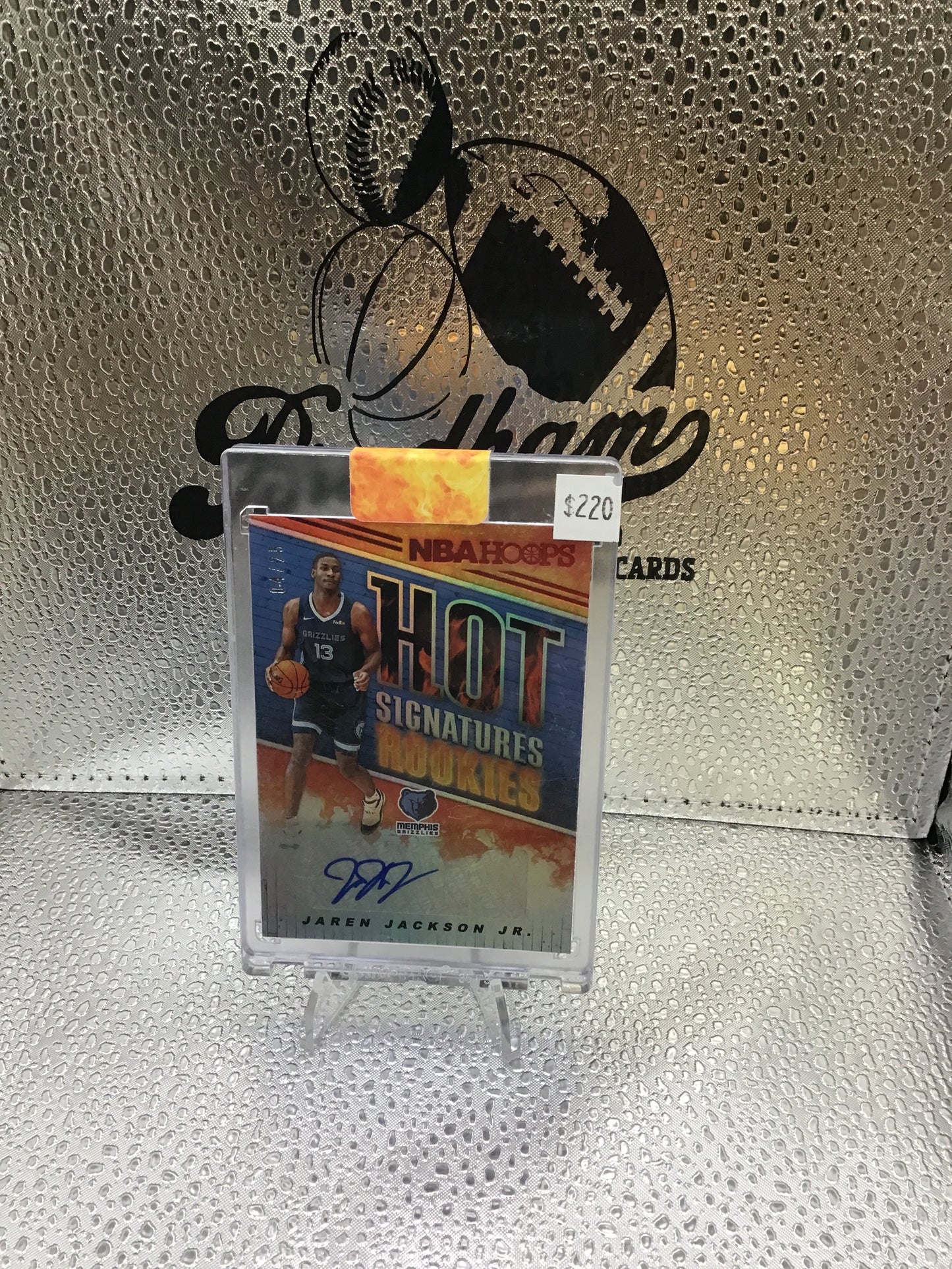 2018-19 NBA Hoops Jaren Jackson Jr. Hot Rookies Auto RC #/25 HSR-JJ