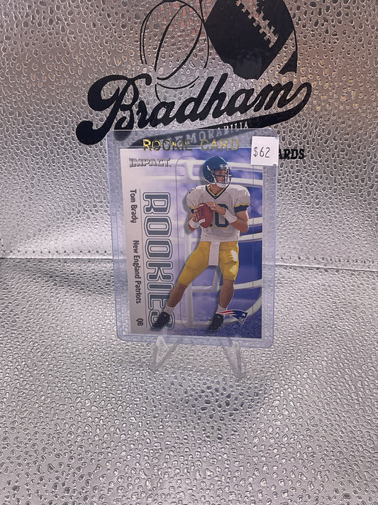 2000 Skybox Impact - Rookies Tom Brady #27 (RC)