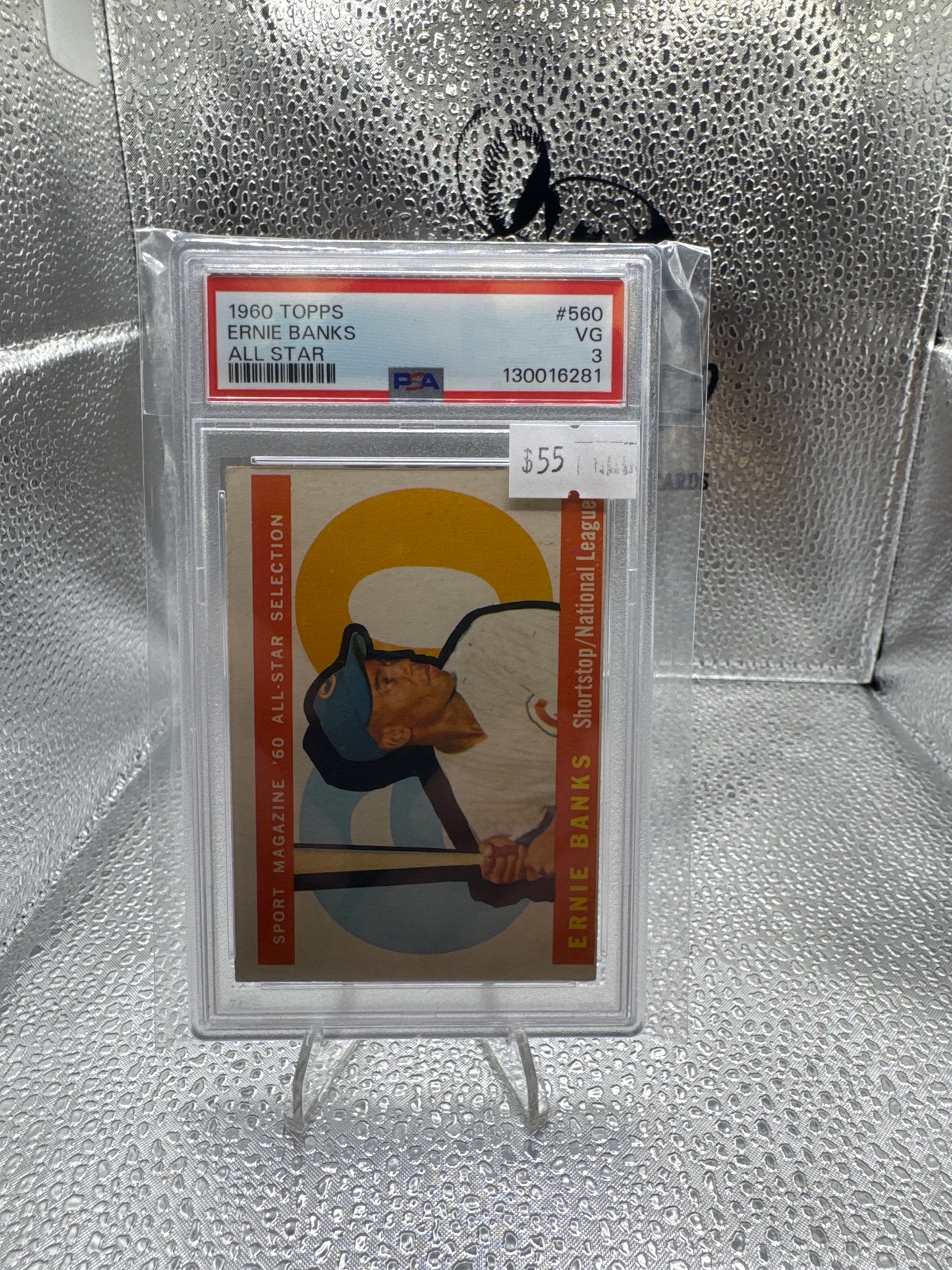 1960 Topps Ernie Banks All Star PSA 3