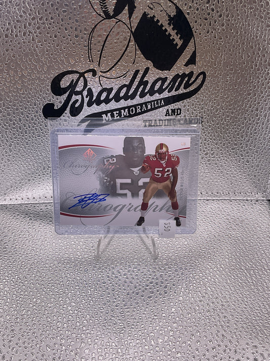 Patrick Willis 2007 UD SP Chirography Auto Autograph RC #CA-PW