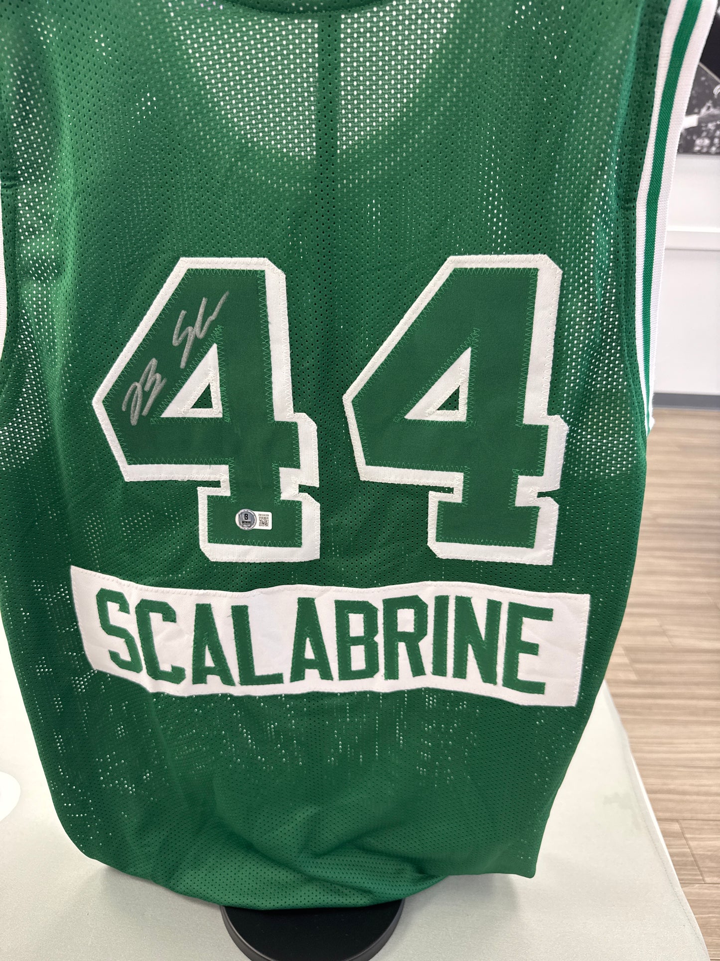 Brian Scalabrine Autographed Jersey