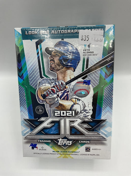 2021 Topps Fire Baseball Blaster