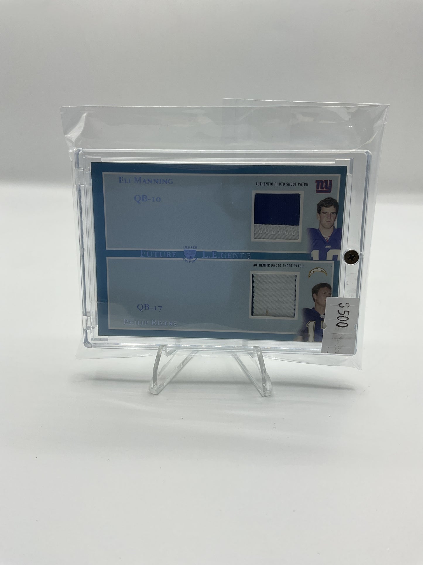 Eli Manning/ Philip Rivers Dual Patch 10/10 #FLD-EM/PR