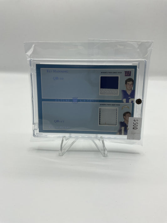 Eli Manning/ Philip Rivers Dual Patch 10/10 #FLD-EM/PR