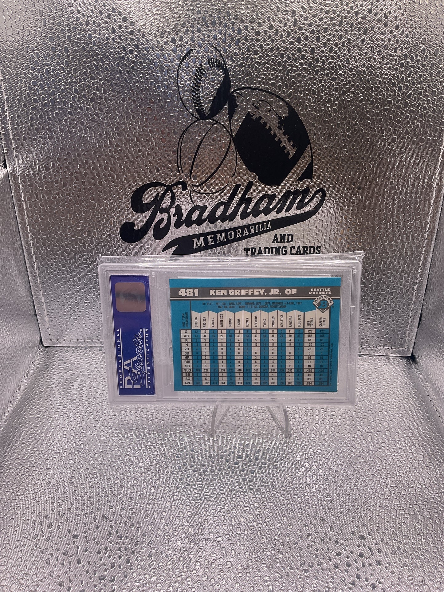 1990 Bowman Tiffany #481 Ken Griffey Jr. PSA 10 Gem Mint Rare