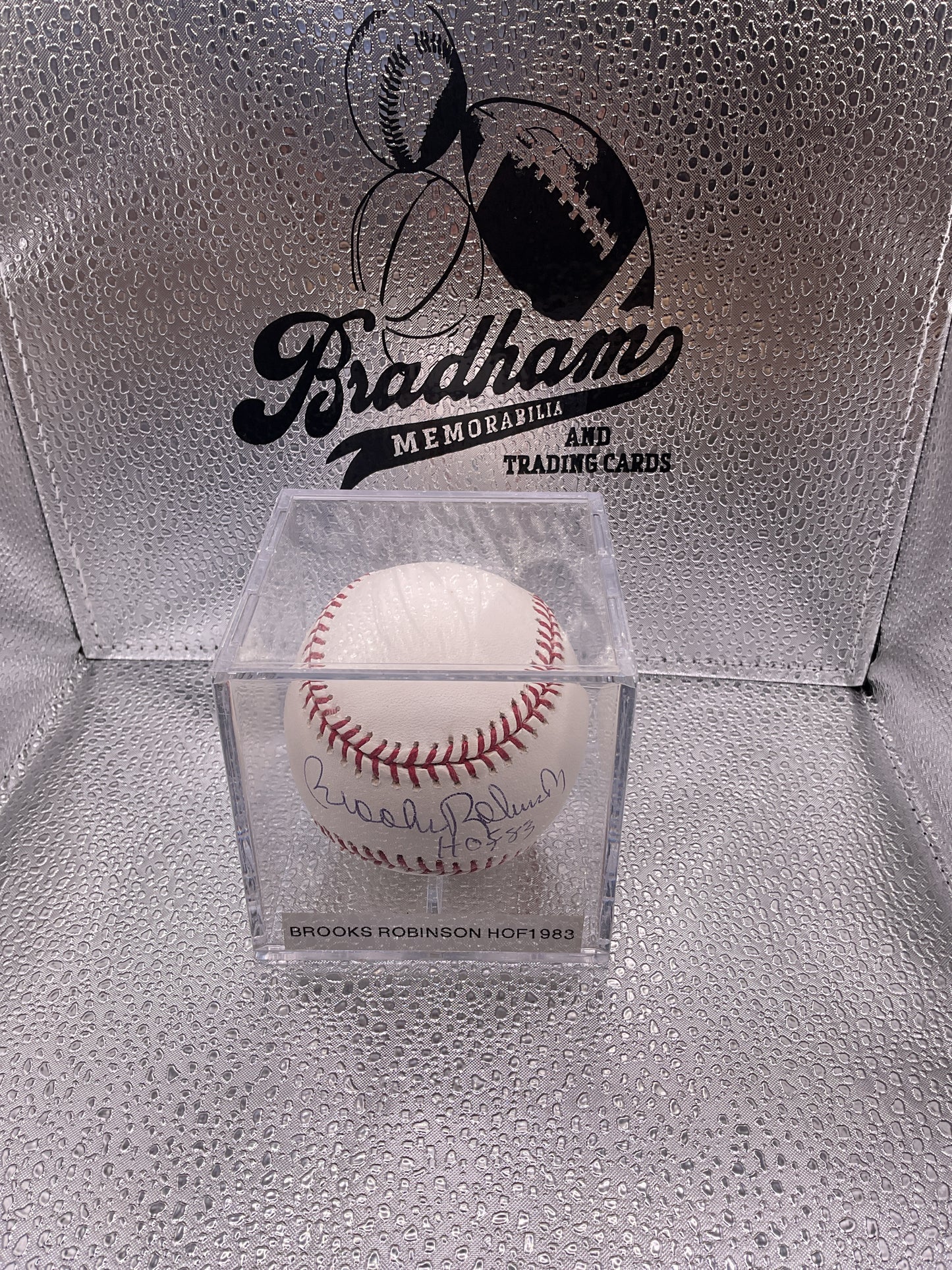 Brooks Robinson auto baseball