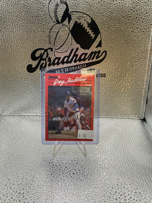 Greg Maddux Recollection Collection Donruss 90 #d 1/4