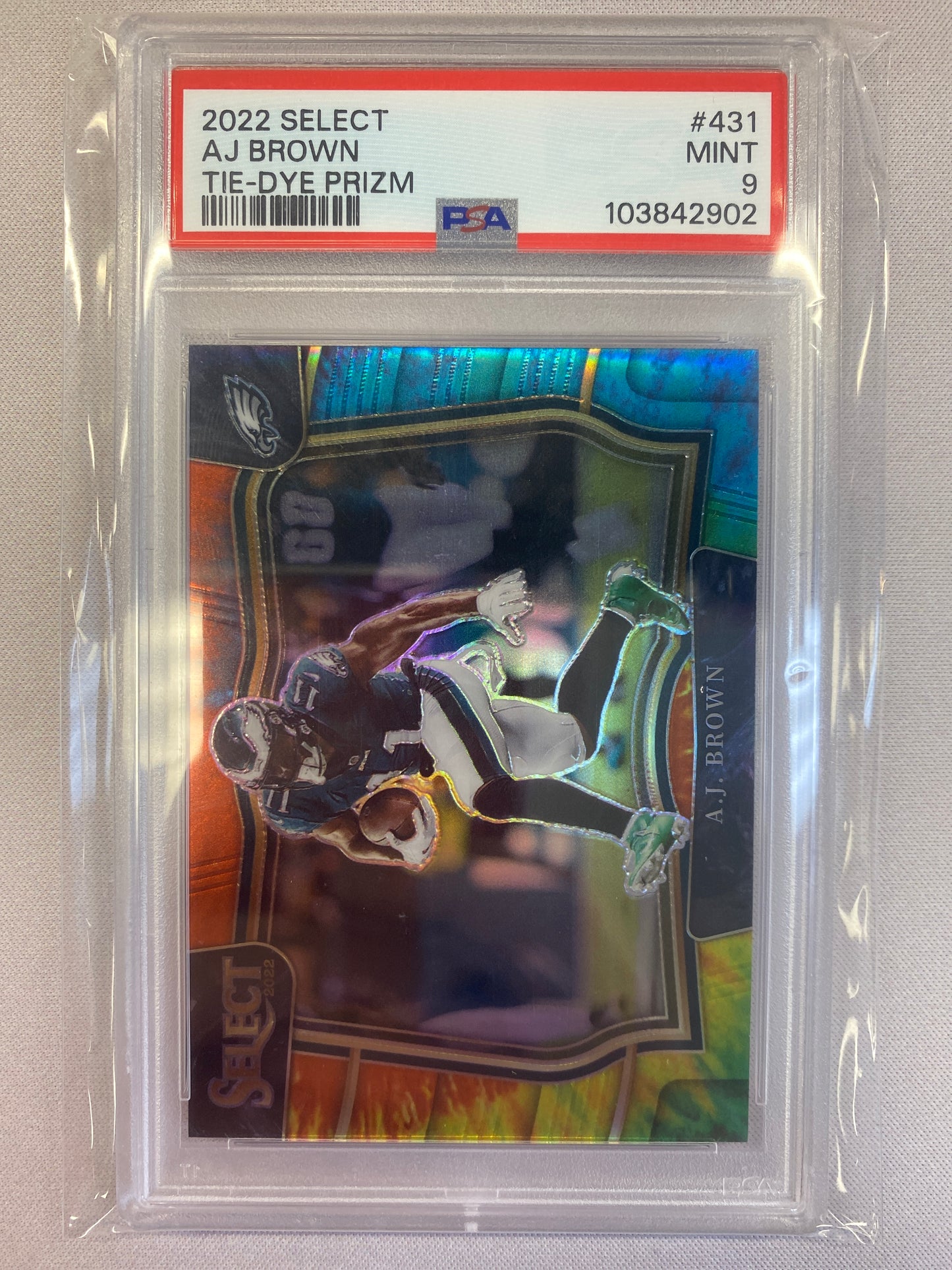 2022 Select Aj Brown Tie-Dye Prizm