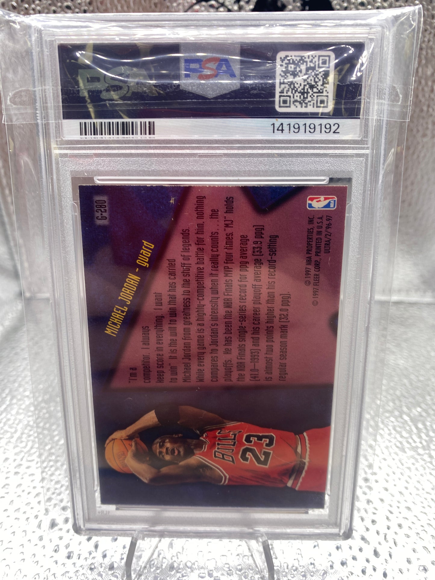 1996 Ultra Michael Jordan Gold Medallion PSA 6