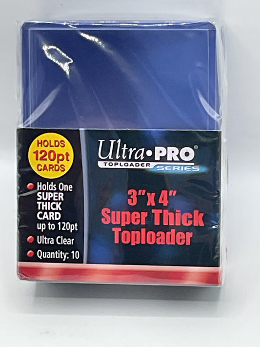 Ultra Pro Toploader Super thick 3x4 (120pt)