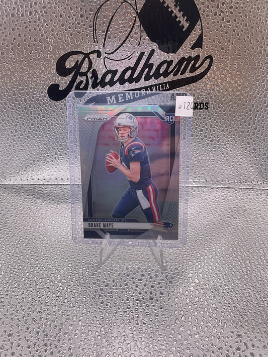 Drake Maye Prizm RC SILVER #329