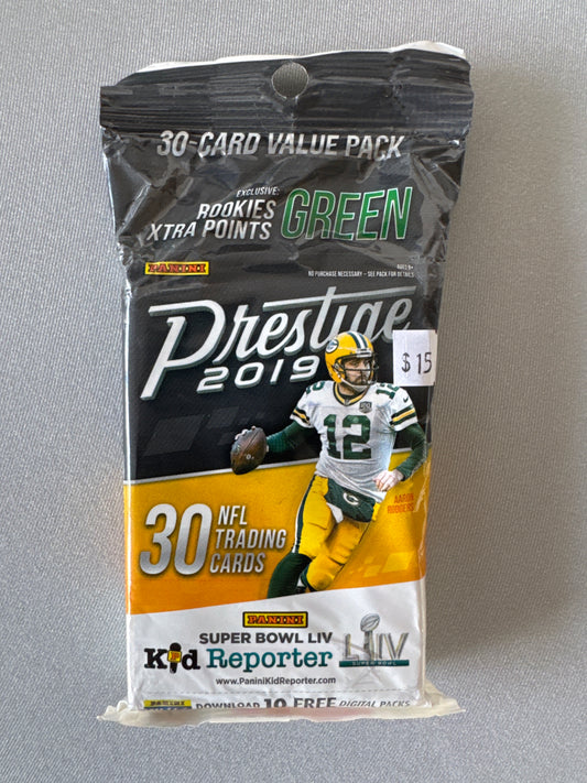 2019 Prestige Football 30 pack