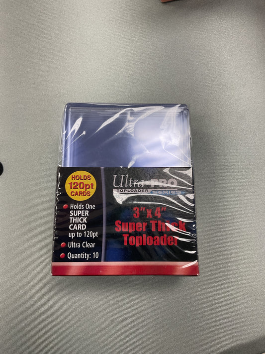 Ultra Pro Toploader Super thick 3x4 (120pt)