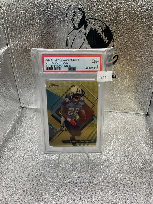 Chris Johnson 1/1 Superfractor PSA 9 #241