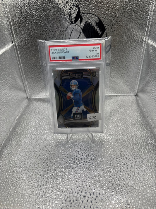 2024 Select Jaxson Dart XRC PSA 10