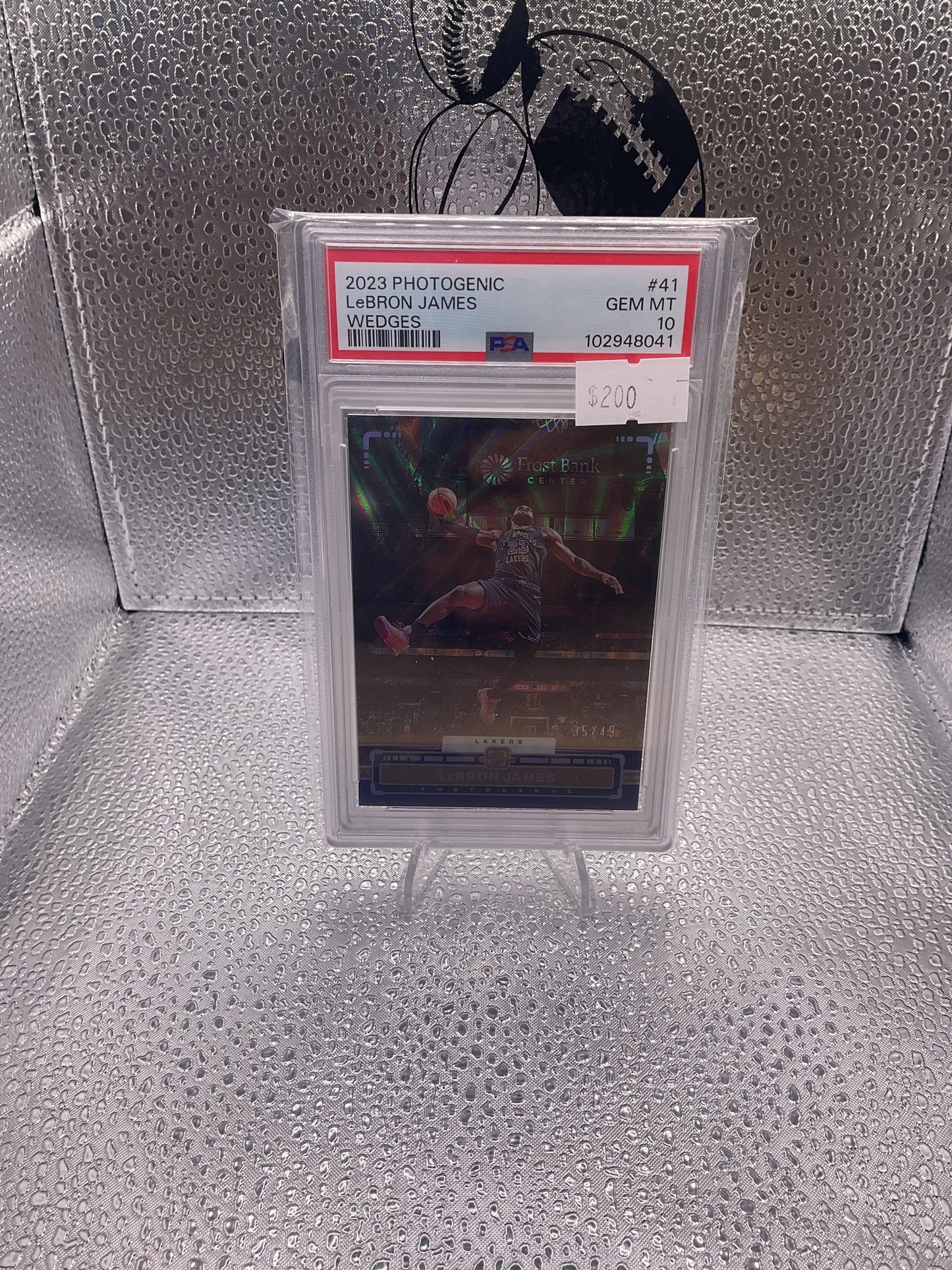 LEBRON JAMES 2023-24 PHOTOGENIC BASKETBALL WEDGES LAKERS /49 PSA
10 Q3464