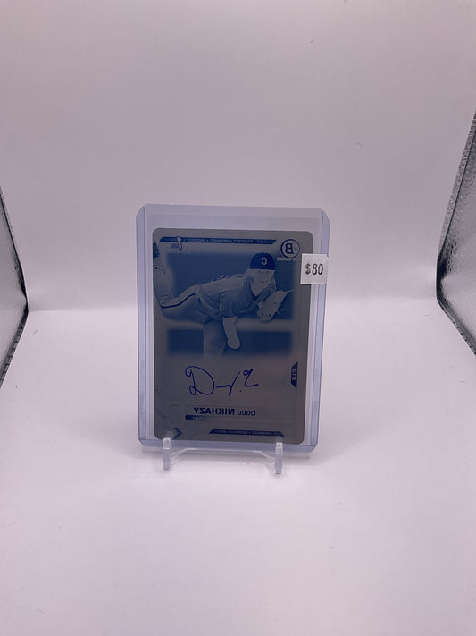 Doug Nikhazy 1/1 Printing Plate Auto #CDA-DN