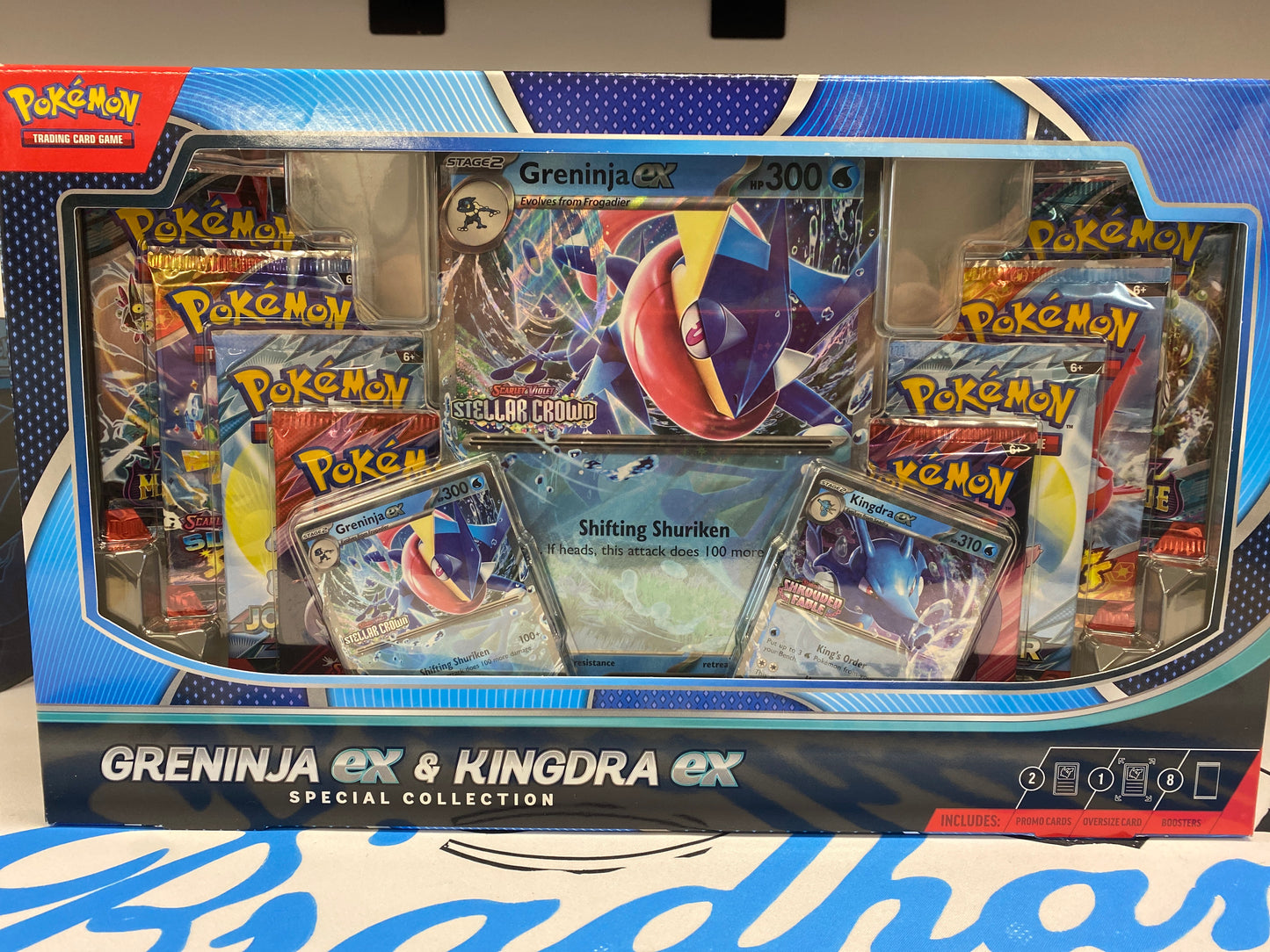 Greninja Ex and Kingdra ex Special Collection