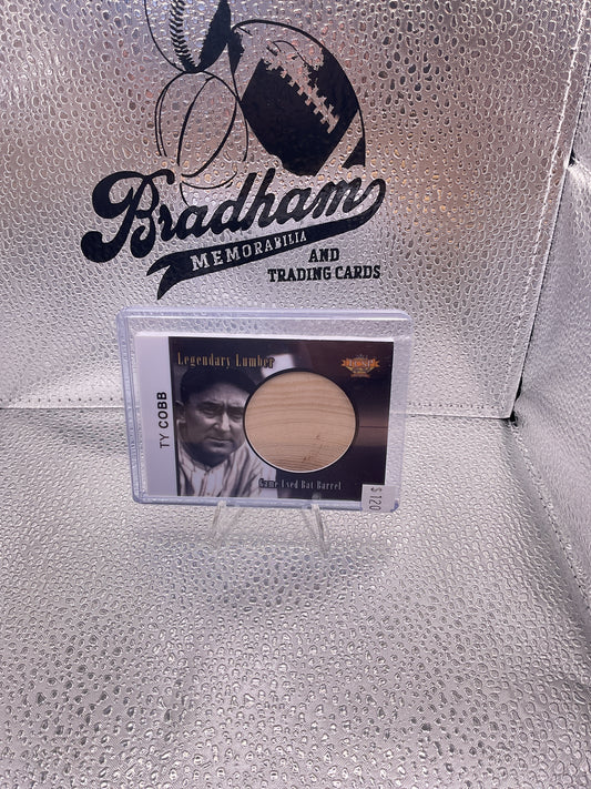 2013 Tri City Sports Lumber Game Ty Cobb
1927 Game Used Bat BARREL #41/50
TIGERS