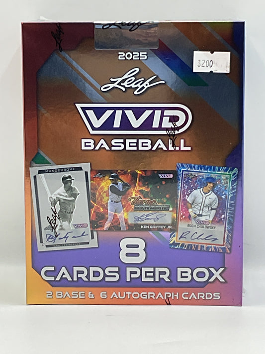 2025 Leaf Vivid Baseball Hobby