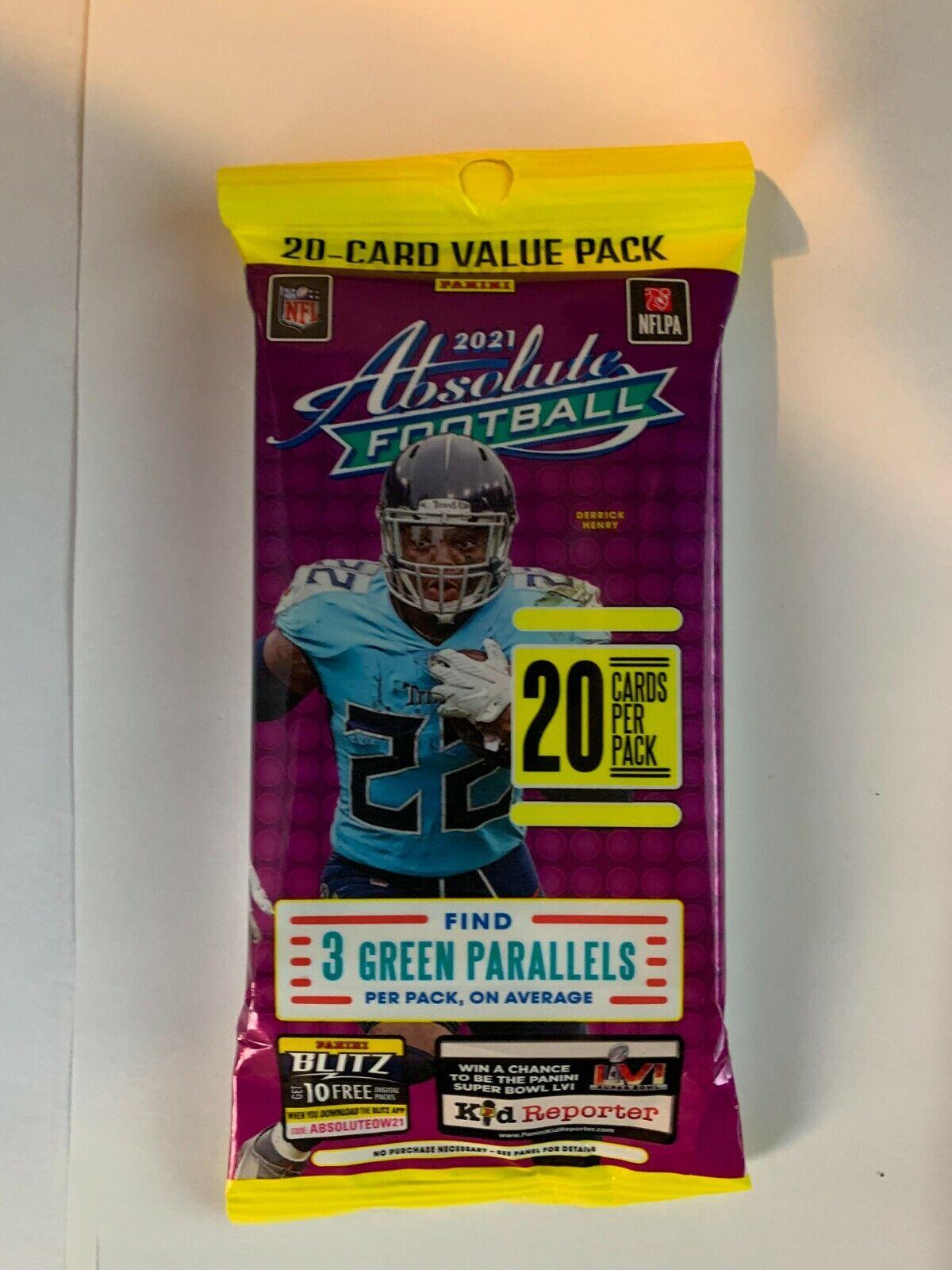 21 Panini Absolute Football Fat Pack