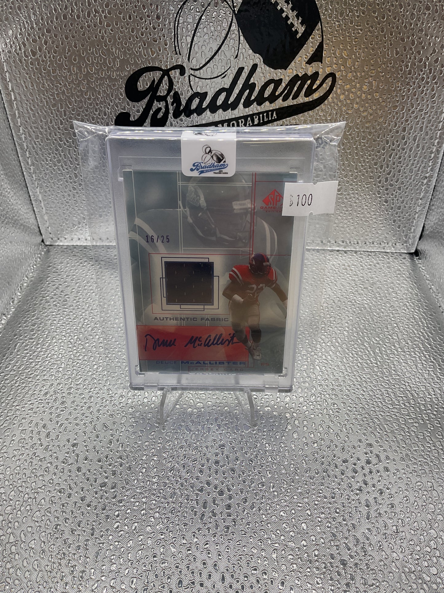 Deuce McAllister /25 Patch Auto