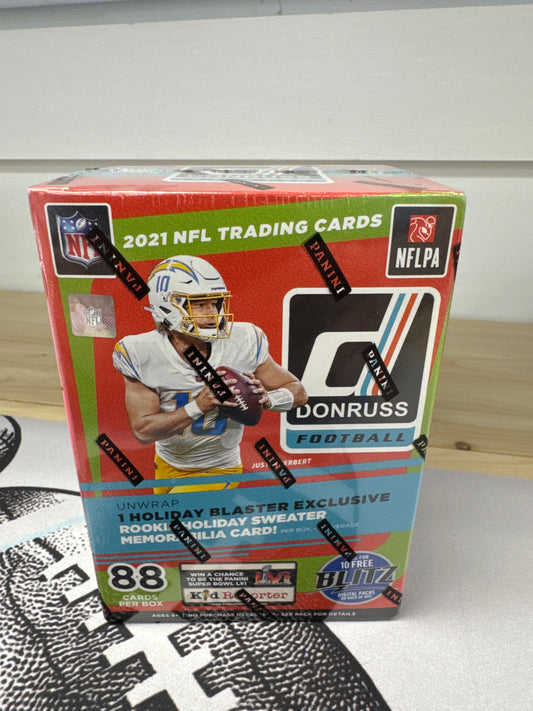 2021 Donruss Football Holiday Blaster