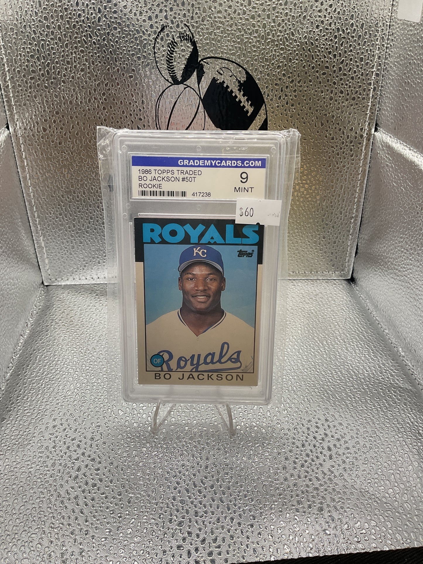 Bo Jackson Rookie Grade My Cards 9