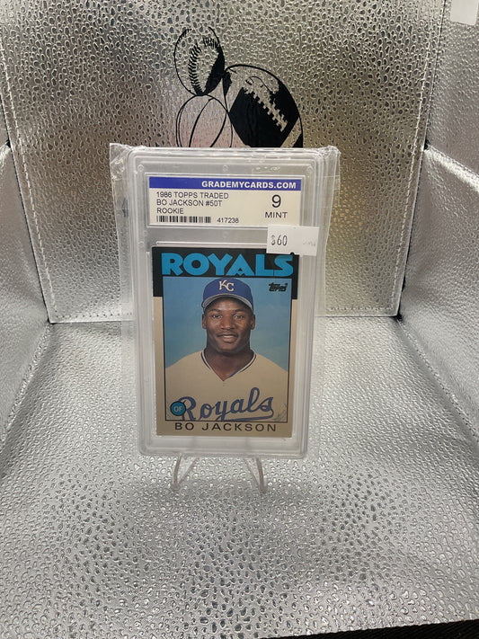 Bo Jackson Rookie Grade My Cards 9